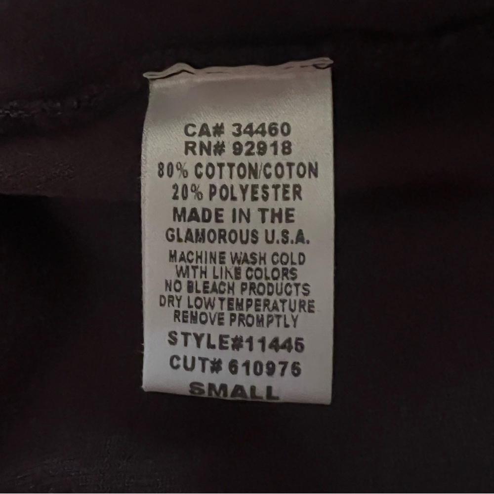 Juicy Couture Black Velour Track Pants with Pink Trim - Picture 6 of 7